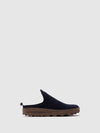 Slip-on Mules COME NAVY